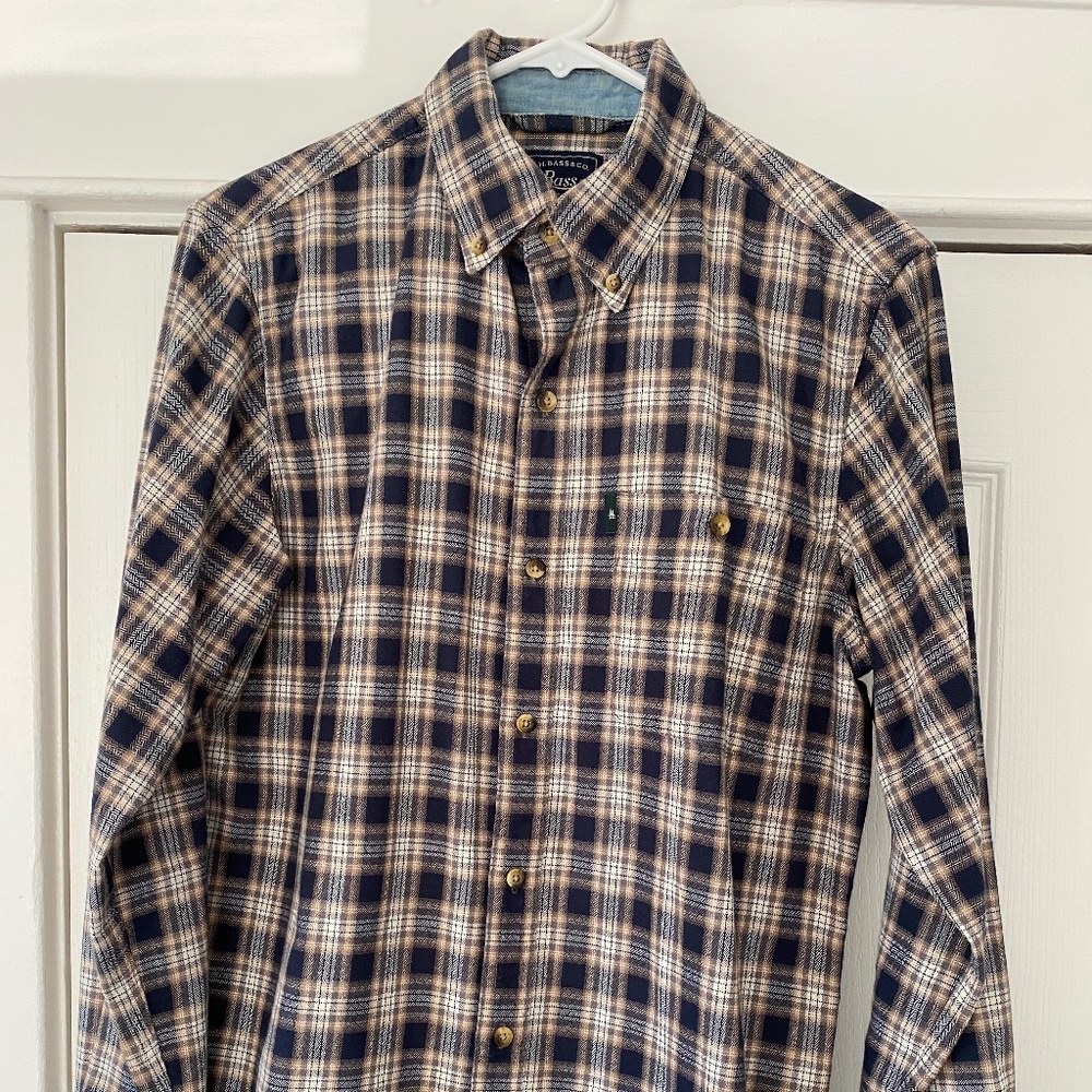 G.H. Bass & Co. Plaid Shirt Size Small